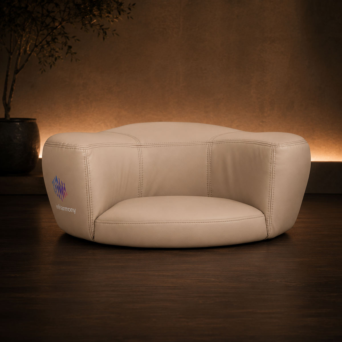 Meditation cushion in beige