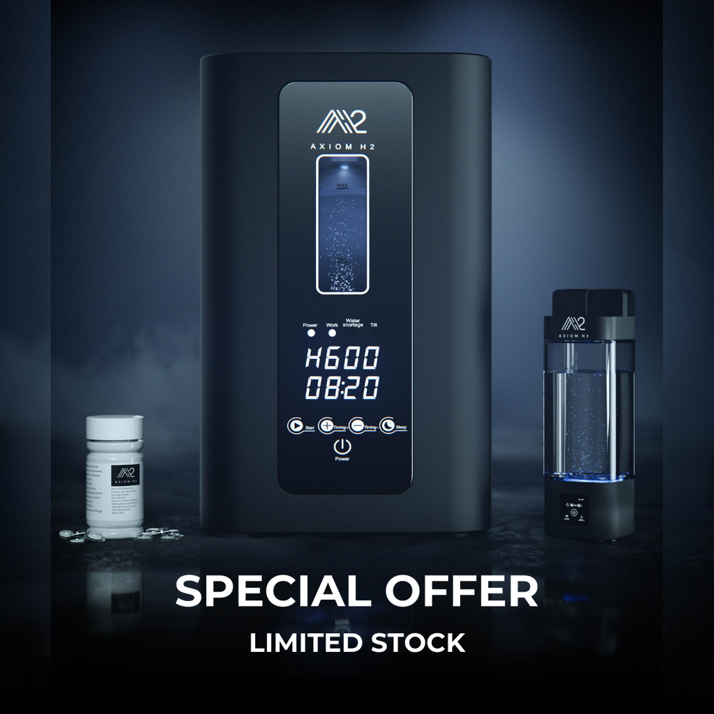 Axiom H2 HW600 bundle with hydrogen water bottle